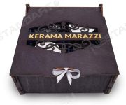 Набор вкусностей в деревянном ящике с символикой KERAMA MARAZZI