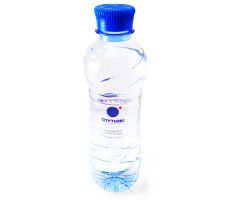 Вода в бутылочке с логотипом