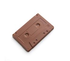 Аудиокассета из шоколада