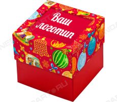 Подарочные конфеты в коробке с логотипом