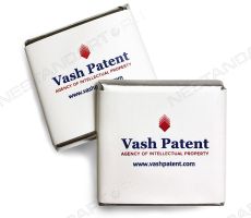 Шоколад 5 г с логотипом Vash Patent