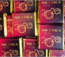 Плитки шоколада 5 г с логотипом Skakzka rpr