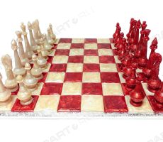 Фигурки шахмат из карамели