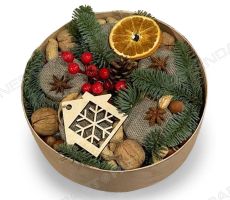 Подарочный набор «Коробочки с медом и орехами»