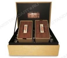 Набор № 5. Две коробочки с чаем в деревянном сундучке