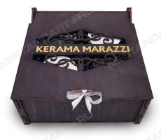 Набор вкусностей в деревянном ящике с символикой KERAMA MARAZZI